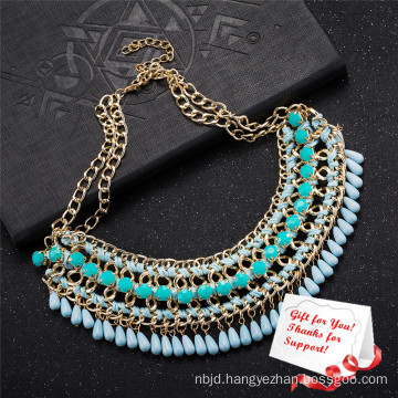 Fashion Unique Latest Design Emerald Beads Necklace Jewelry Necklace Gifts